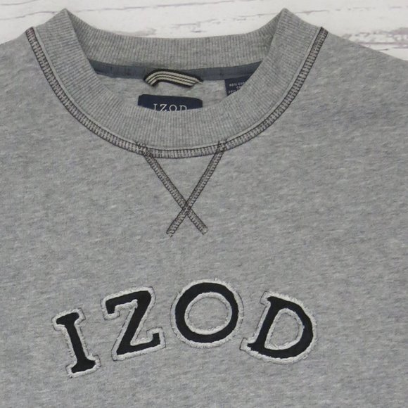 Izod Jeans Long Sleeve Crewneck Pullover Sweatshirt - Size XL - Picture 4 of 5